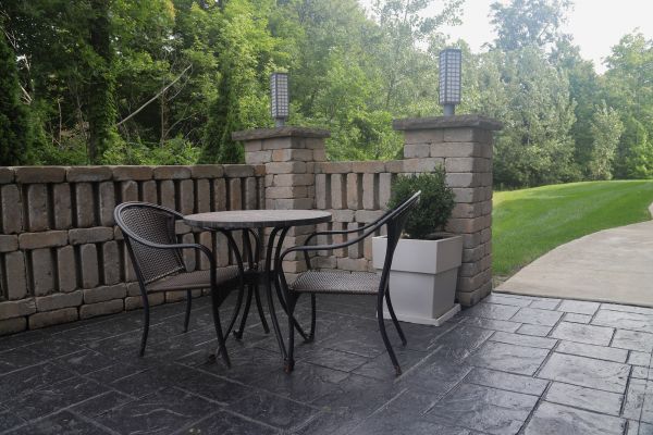 Stamped Concrete Patio Installation in Portland