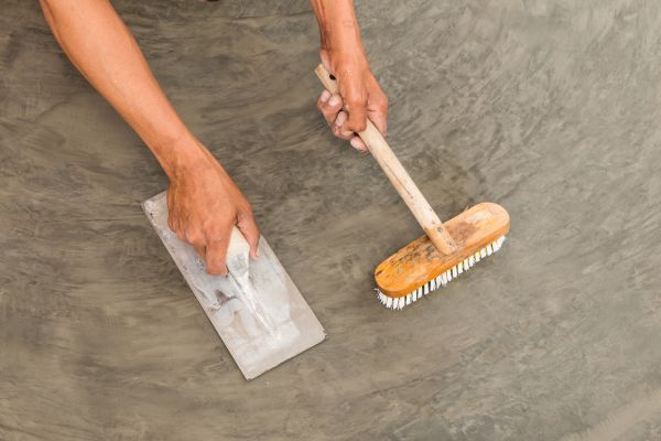 Driveway Concrete Staining in Portland